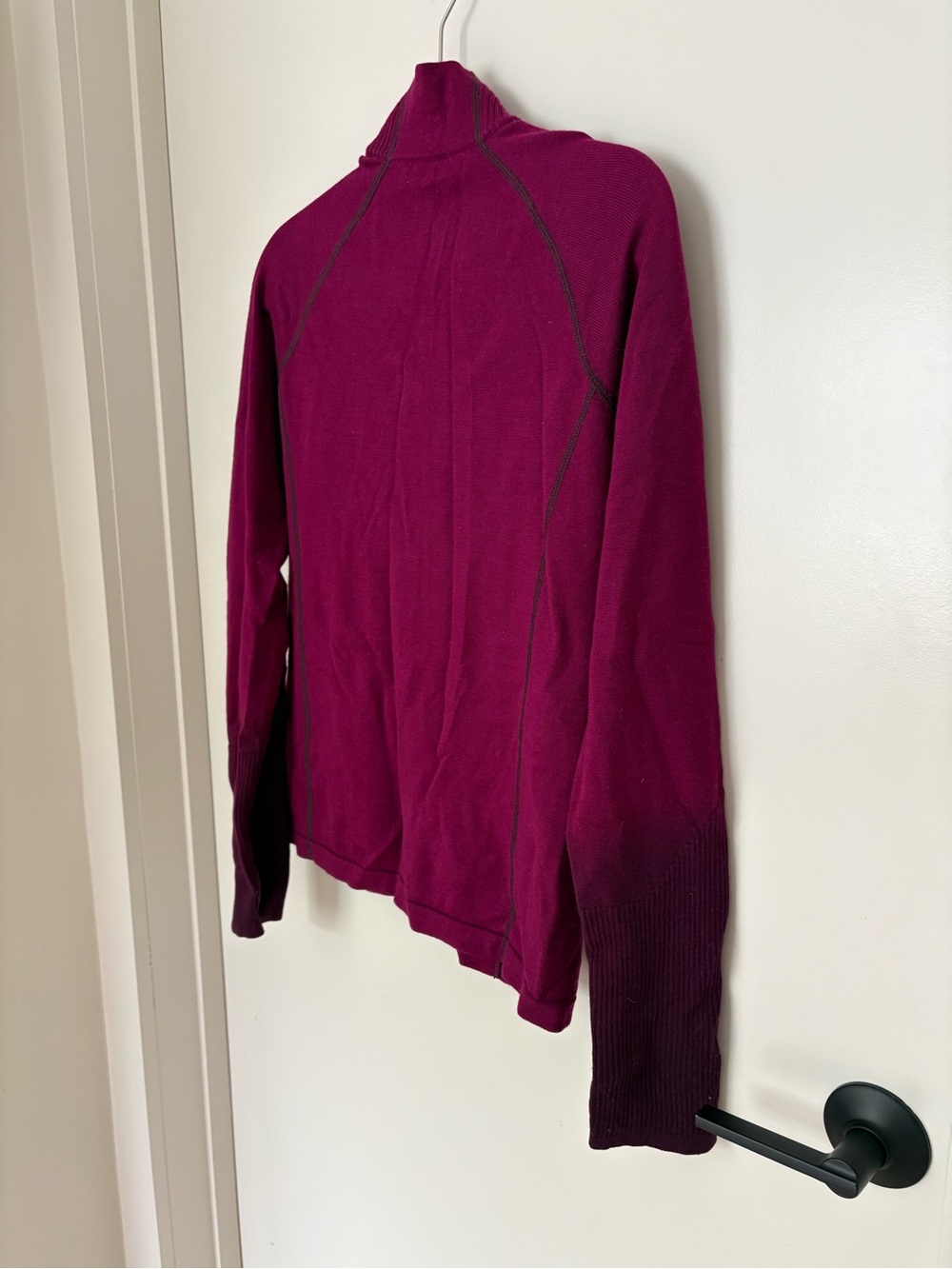 Smartwool Merino Wool Half-Zip Sweater Pullover Hiking Camping Outdoors Natural - Picture 13 of 15